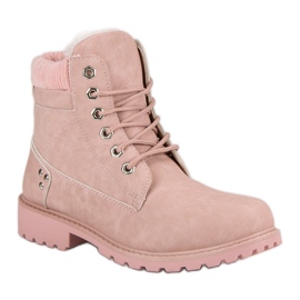 Botas rosas con aislamiento rosado 2