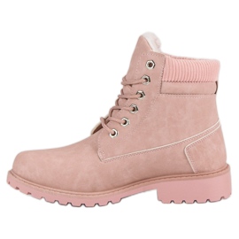 Botas rosas con aislamiento rosado 3