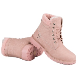Botas rosas con aislamiento rosado 5
