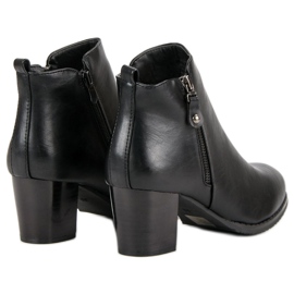 J. Star Botas elegantes clásicas negro 4
