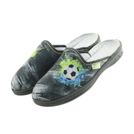Zapatillas befado para niños zapatillas 707Y395 azul gris verde 4 Zapatillas befado para niños zapatillas 707Y395 azul gris verde 4