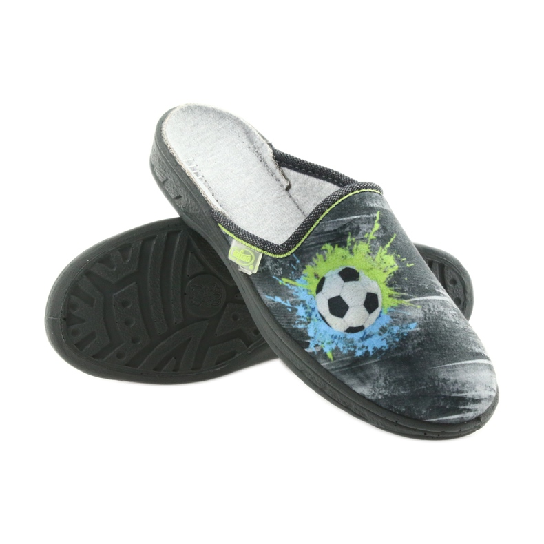Zapatillas befado para niños zapatillas 707Y395 azul gris verde 3 Zapatillas befado para niños zapatillas 707Y395 azul gris verde 3