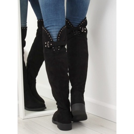 Bota mosquetero negra 7573-PG Black negro 4