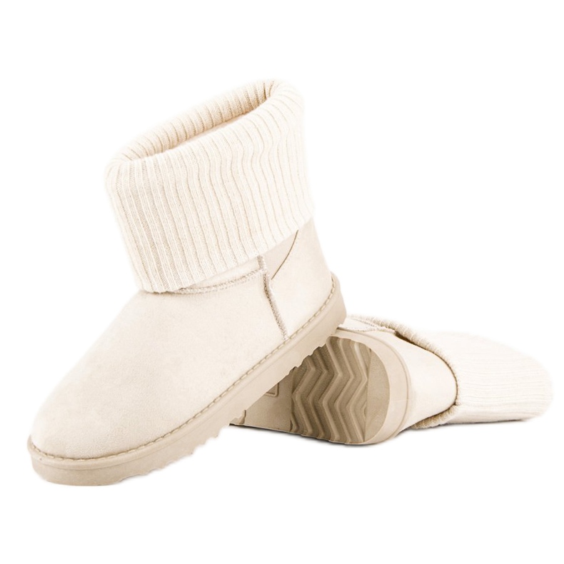 Botas de nieve de gamuza marrón 2 Botas de nieve de gamuza marrón 2