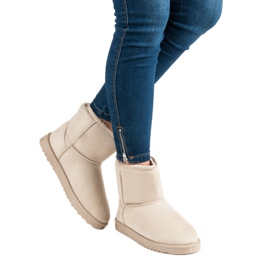 Botas de nieve de gamuza marrón 5