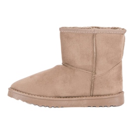 Botas de nieve de gamuza marrón 2