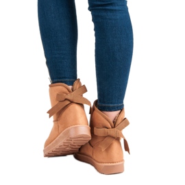 Mukluki con un arco marrón 2