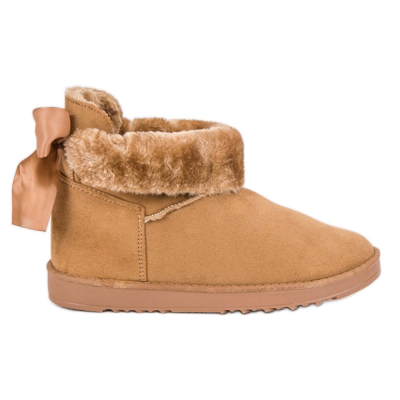 Botas de nieve con vástago enrollable marrón 1