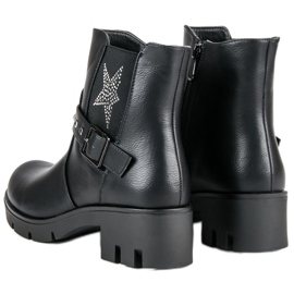 Groto Gogo Botas de rock en la plataforma negro 2