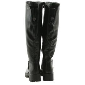 M.Daszyński Botas con fondo grueso Daszyński MR1813 negro 3 M.Daszyński Botas con fondo grueso Daszyński MR1813 negro 3