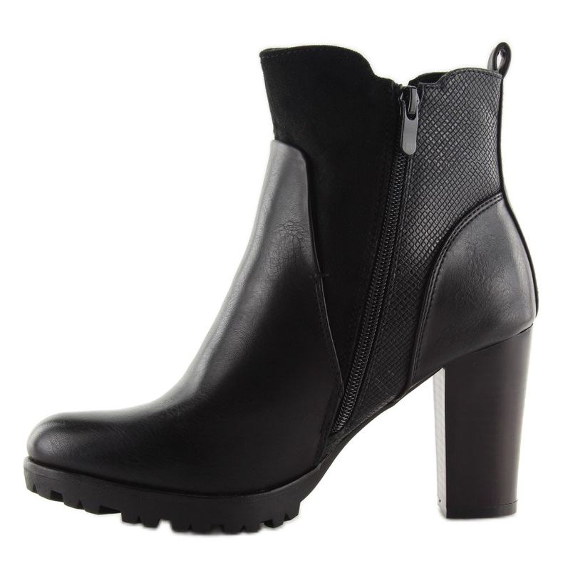 Botas negras de tacón 1108-GA negro 2