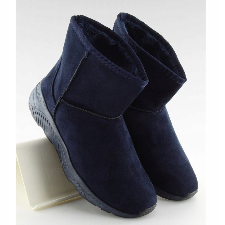 Botas de nieve azul marino para mujer D009 Azul 1 Botas de nieve azul marino para mujer D009 Azul 1