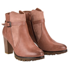 Super Me Botas de polvo elegantes rosa 1