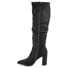 Super Mode Botas negras en el poste negro 2
