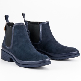 Kylie Botines Chelsea botines azul 4