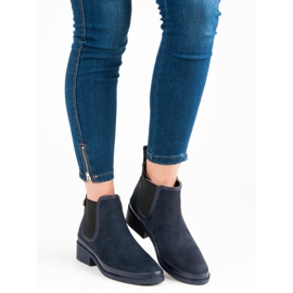 Kylie Botines Chelsea botines azul 5