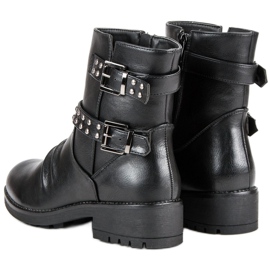 J. Star Botas de rock de moda negro 7