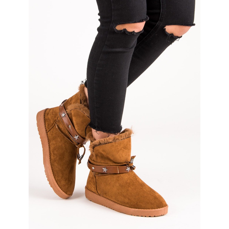 Mukluki decorado marrón 2 Mukluki decorado marrón 2