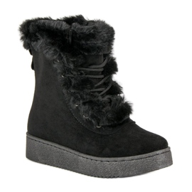 Botas cálidas de invierno negro 3