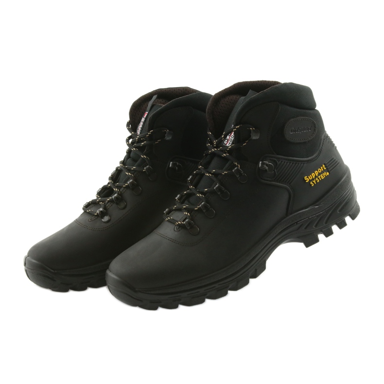Zapatos trekking grisport negro 4