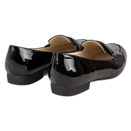 Mocasines lacados negro 4