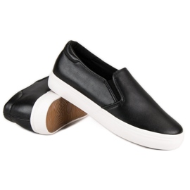 Zapatillas sin cordones negras negro 3