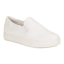 Zapatillas sin cordones blancas blanco 4