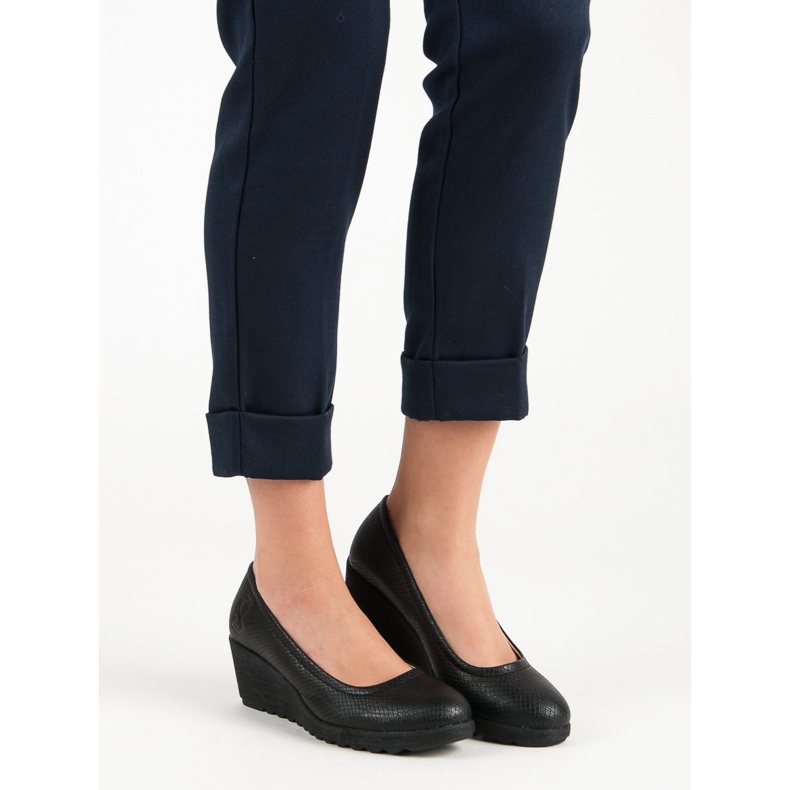 J. Star Bombas de cuña negro 2 J. Star Bombas de cuña negro 2