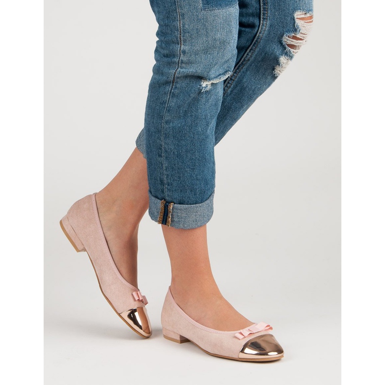 Comer Bailarinas rosas amarillo rosado 2