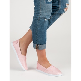 Comer Slipons cómodos rosado 2
