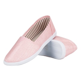 Comer Slipons cómodos rosado 5