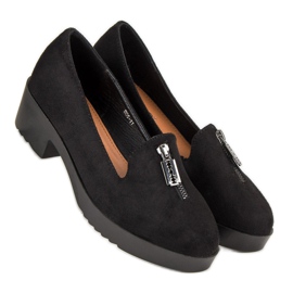 Comer Bombas con Cremallera Decorativa negro 6