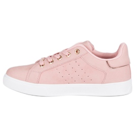 Zapatos deportivos rosas rosado 5