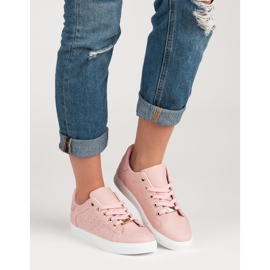 Zapatos deportivos rosas rosado 6