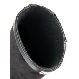 Kylie Chanclos de gamuza con cremallera decorativa negro 1