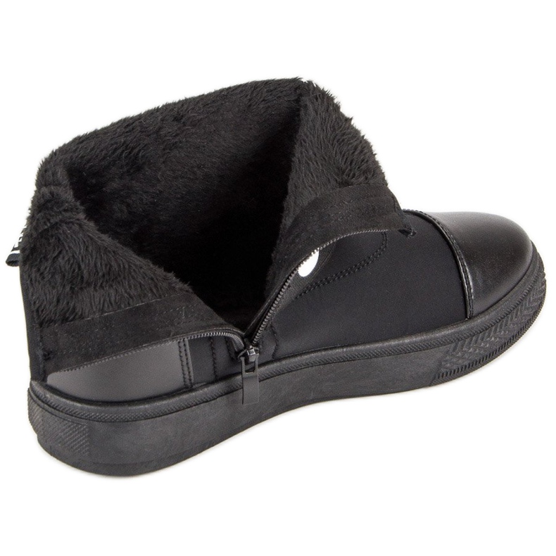 Bestelle Zapatillas altas de moda blanco negro 2