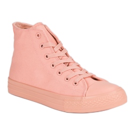 Zapatillas altas rosado 4