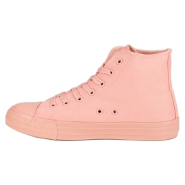 Zapatillas altas rosado 5