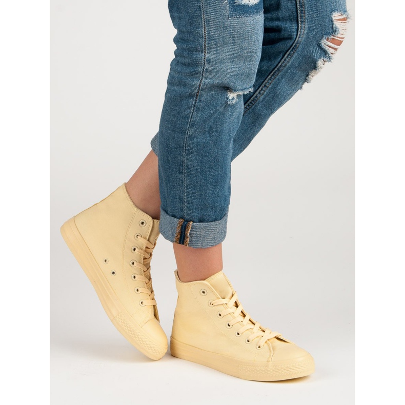 Zapatillas altas amarillo 1 Zapatillas altas amarillo 1