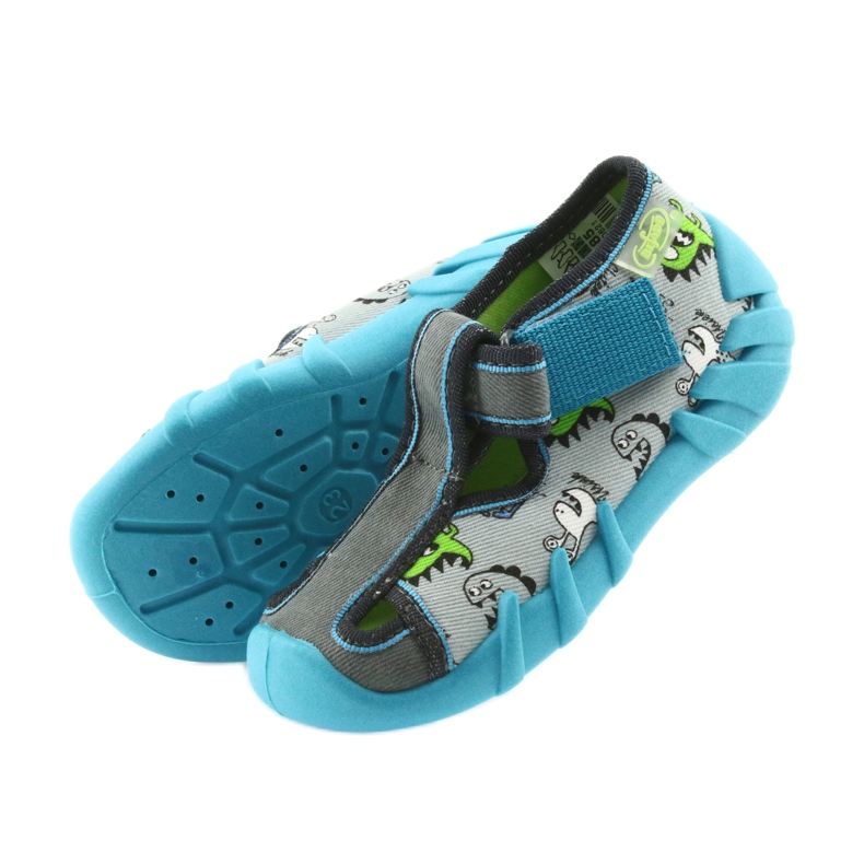 Calzado infantil befado 190P085 azul gris multicolor 4