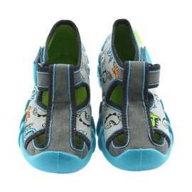 Calzado infantil befado 190P085 azul gris multicolor 3