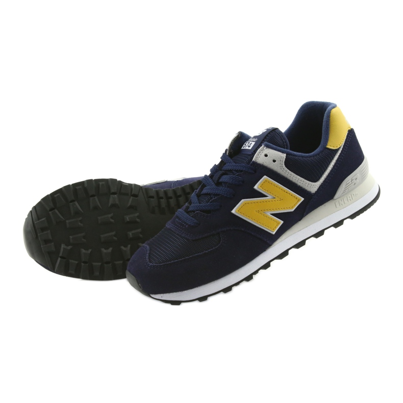 New Balance PIGMENTO ML574SMB CON LATÓN amarillo azul marino 4 New Balance PIGMENTO ML574SMB CON LATÓN amarillo azul marino 4