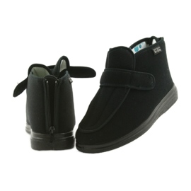 Dra. Befado Calzado masculino 987M002 Pies sensibles insertar negro silber 8