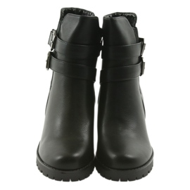 Botas de madera con hebillas Filippo 517 negro 3 Botas de madera con hebillas Filippo 517 negro 3
