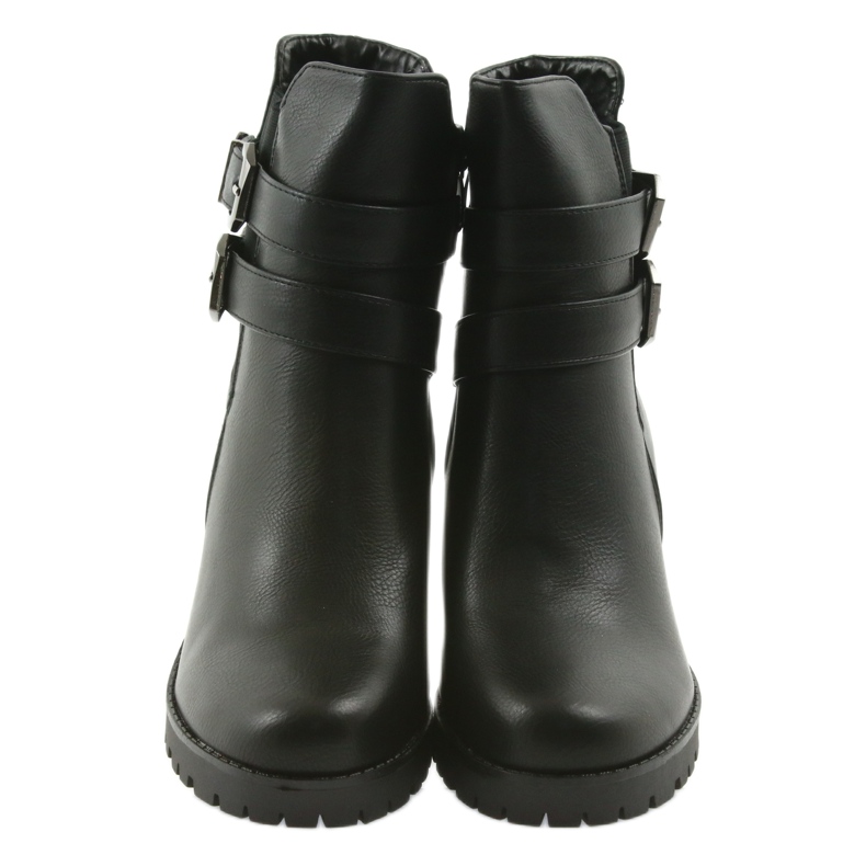 Botas de madera con hebillas Filippo 517 negro 3 Botas de madera con hebillas Filippo 517 negro 3