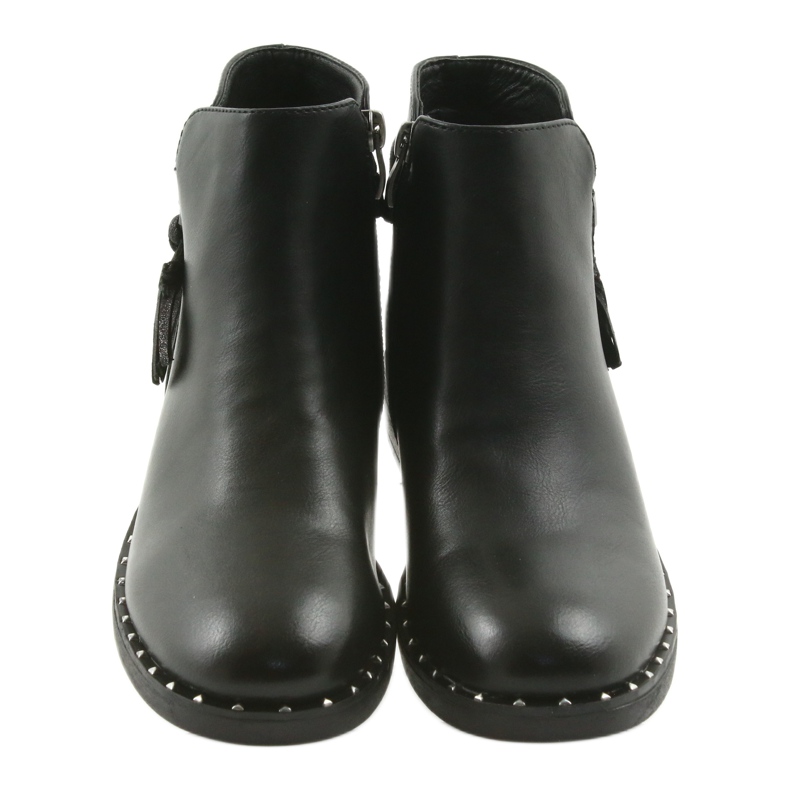 Botas negras con flecos Filippo black 461 negro 3