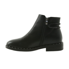 Botas negras con flecos Filippo black 461 negro 2