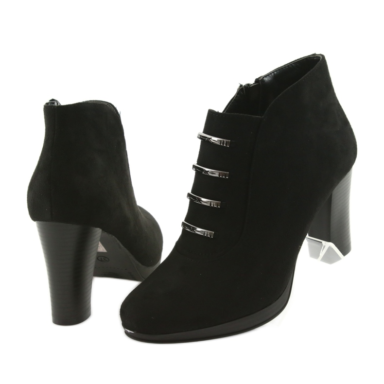 M.Daszyński Botas de gamuza Daszyński en el poste negro 4