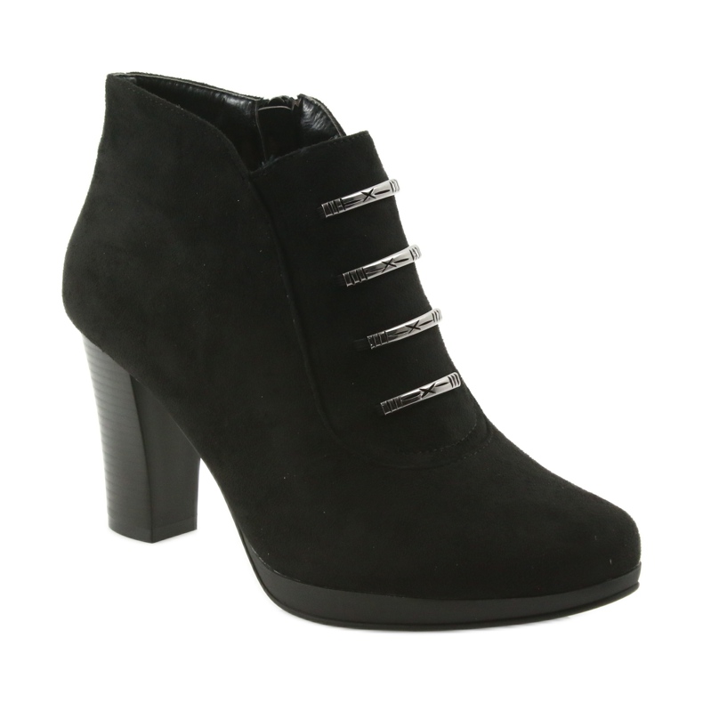 M.Daszyński Botas de gamuza Daszyński en el poste negro 1