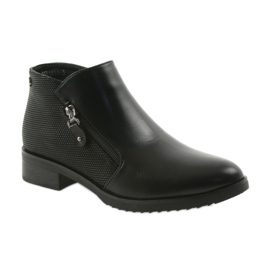 M.Daszyński Botas negras Jodhpur cortas negro 1